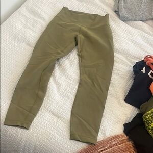 lululemon athletica Olive Green Leggings